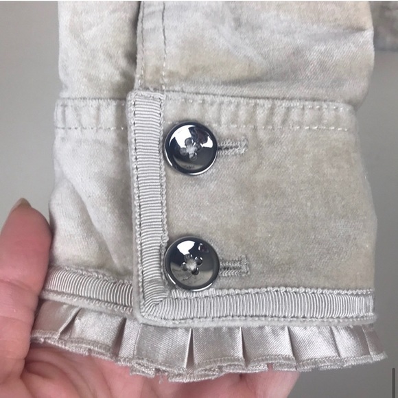 White House Black Market Cream Velvet Blazer - Picture 13 of 13